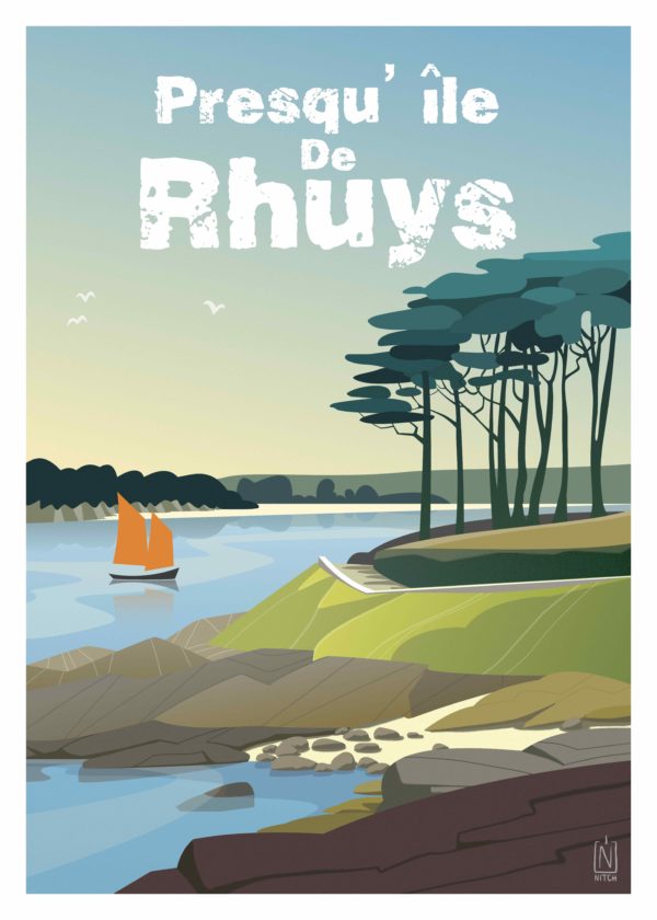 Affiche A2 presqu'île de Rhuys