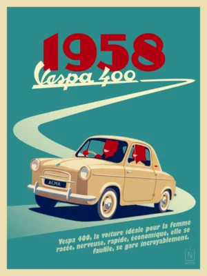Vespa 400 1958 2
