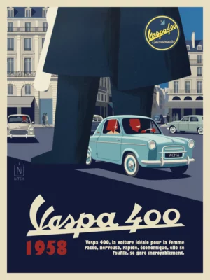 Vespa 400 1958