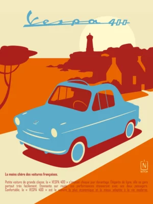 Vespa 400 1960 2